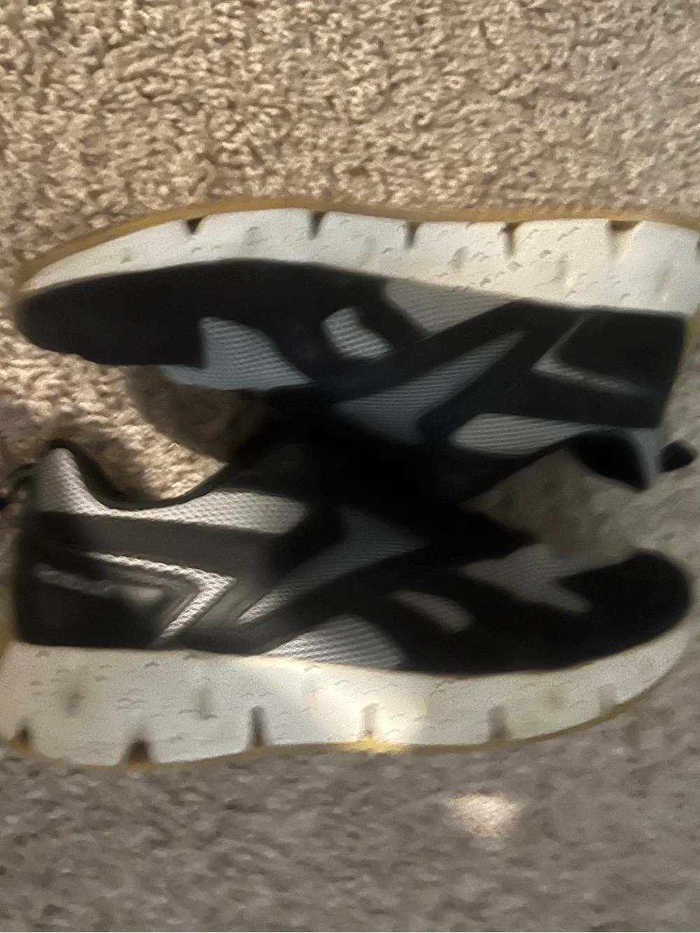 Reebok Kids Black and White Sneakers